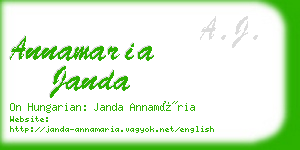 annamaria janda business card